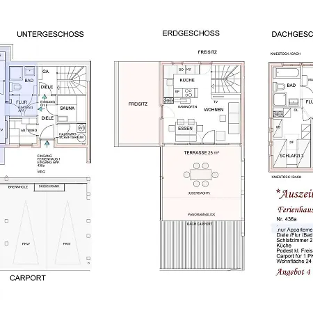 Auszeit Fur 2 Personen Mit Panoramablick, -a4 Haus 436 A Links- アパート
